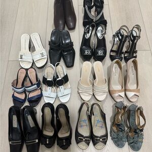 MESSAGE AN OFFER - Bundle Womens size 5-6 Shoes Heels Straps Sandals!